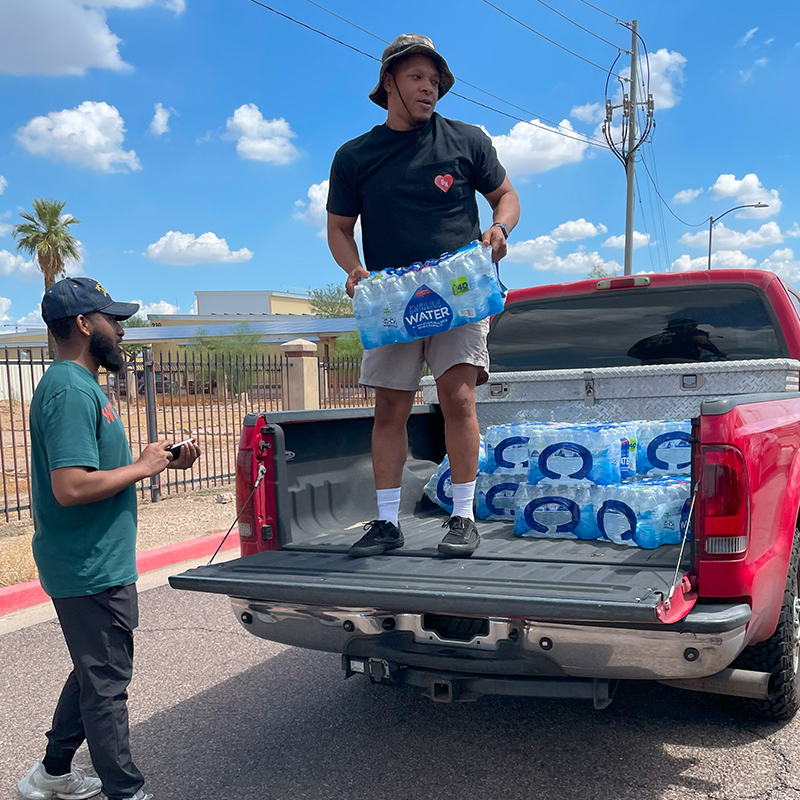 Thirst Aid | Bottled Water Drive